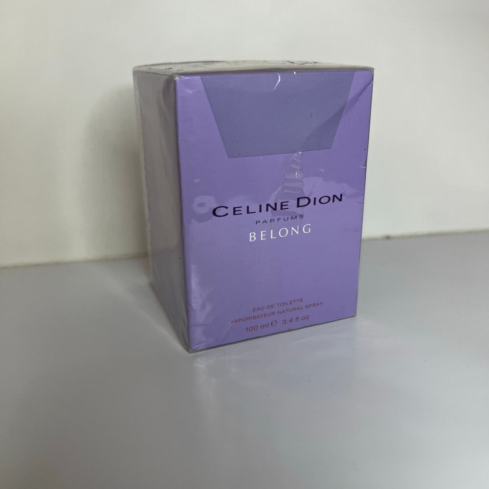 Celine Dion BELONG EDT 100ml 3.4 fl oz New Sealed in Box Discontinued Rare 2005